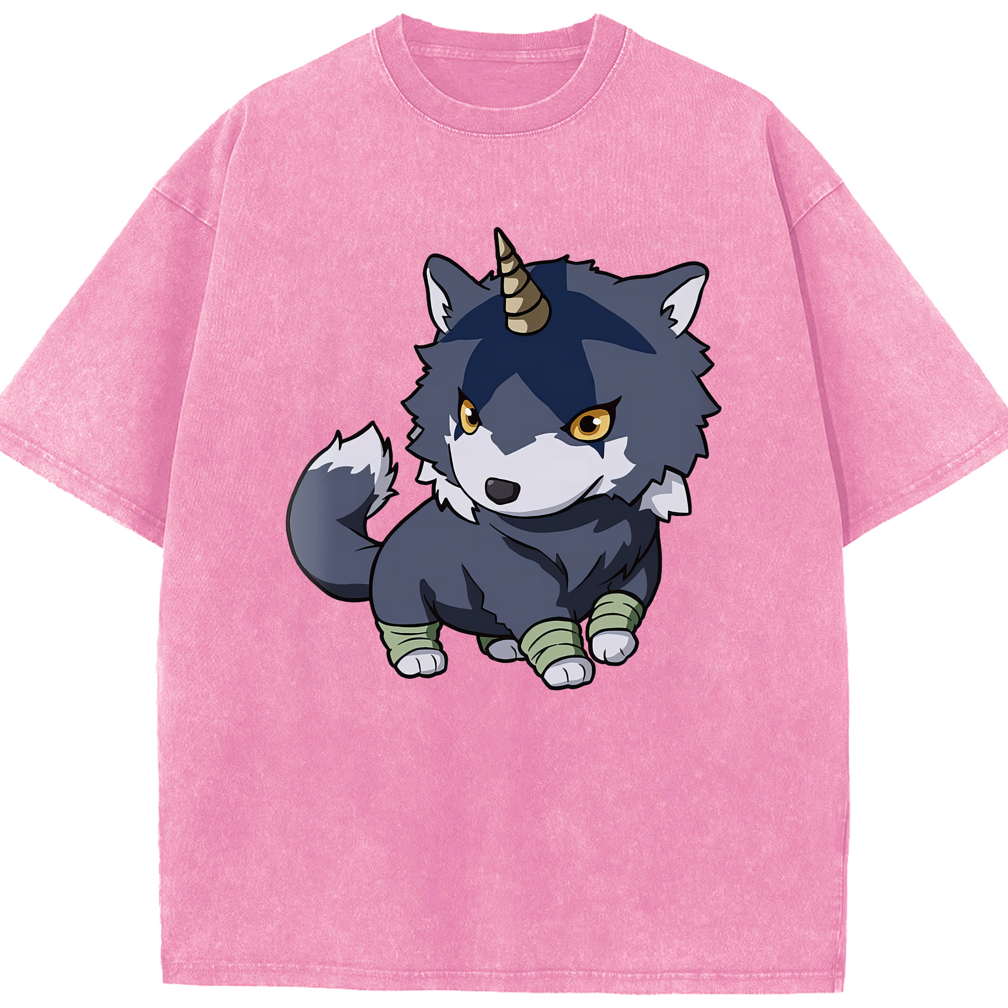 （画像用） 転スラ Regarding Reincarnated to Slime 綿100% ヴィンテージ風 半袖Tシャツ（フロントプリント）